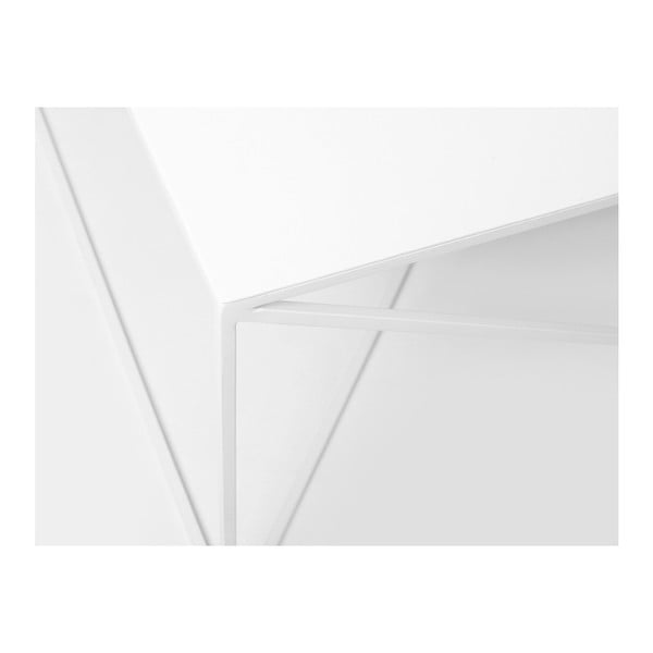 Bílý konferenční stolek CustomForm Memo, 100 x 100 cm-image-2