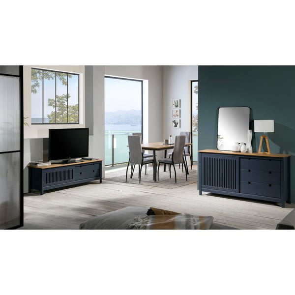 Šedá dřevěná komoda Marckeric Bruna-image-1