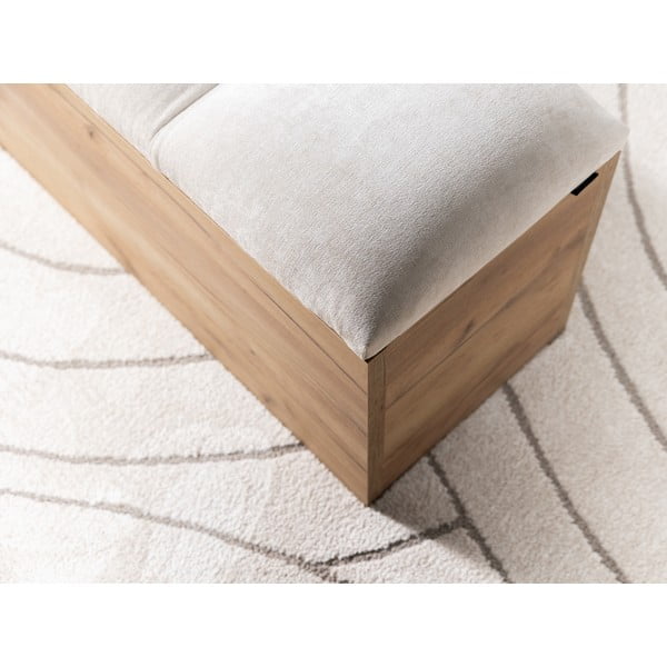 Lavice ve světle šedé a přírodní barvě Kumo – Bobochic Paris-image-4