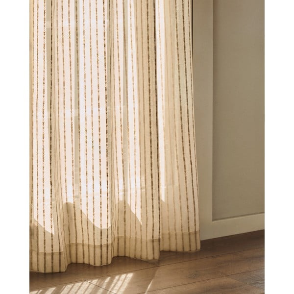 Béžový závěs 140x270 cm Arami – Kave Home-image-1