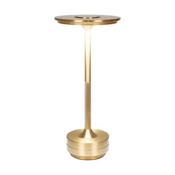 LED stolní lampa v mosazné barvě (výška 28,5 cm) Lyneham – House Nordic-image-4