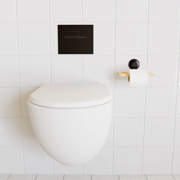 Bambusový samodržící držák na toaletní papír Compactor Bestlock SPA-image-2