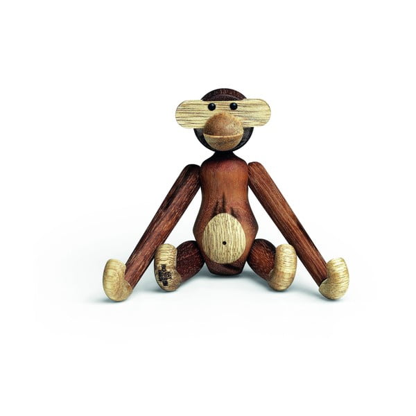 Soška z masivního dřeva Kay Bojesen Denmark Monkey Teak