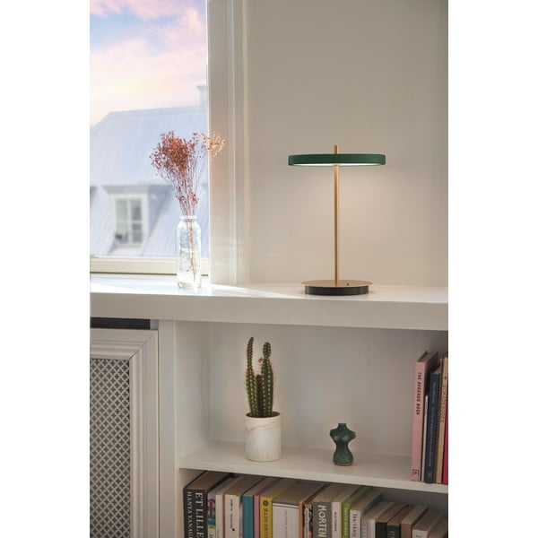 Zelená LED stmívatelná stolní lampa s kovovým stínidlem (výška 31 cm) Asteria Move – UMAGE-image-4