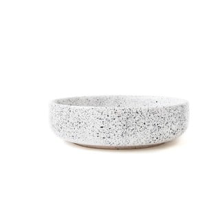 Bílo-černá kameninová snídaňová miska ÅOOMI Mess, ø 16 cm