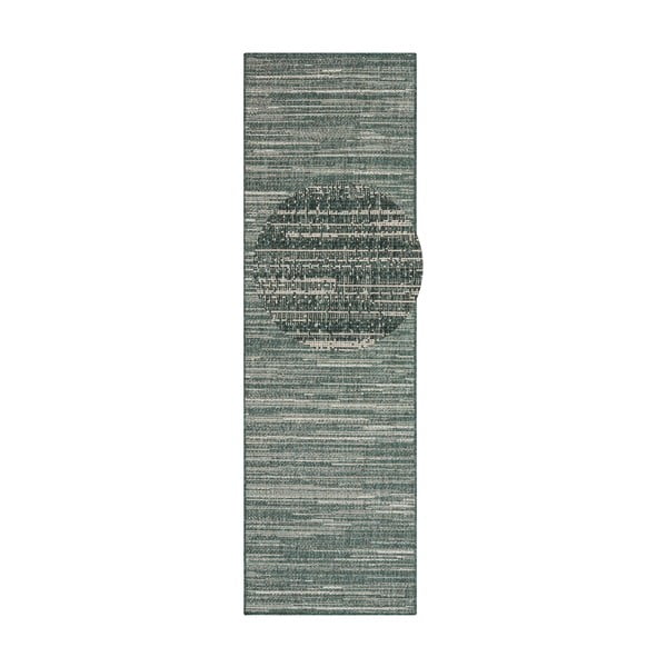 Zelený venkovní koberec běhoun 250x80 cm Gemini - Elle Decoration