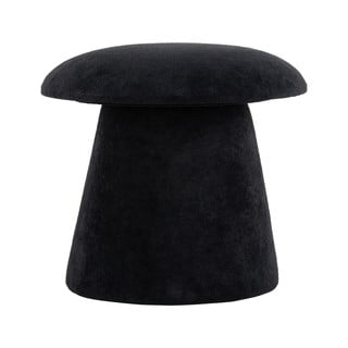 Černý sametový taburet Mushroom – Leitmotiv