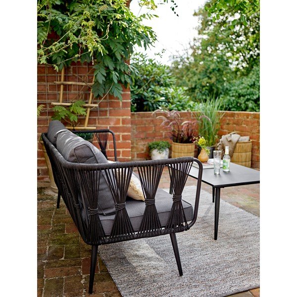 Šedý koberec 140x200 cm Peretti – Bloomingville-image-1