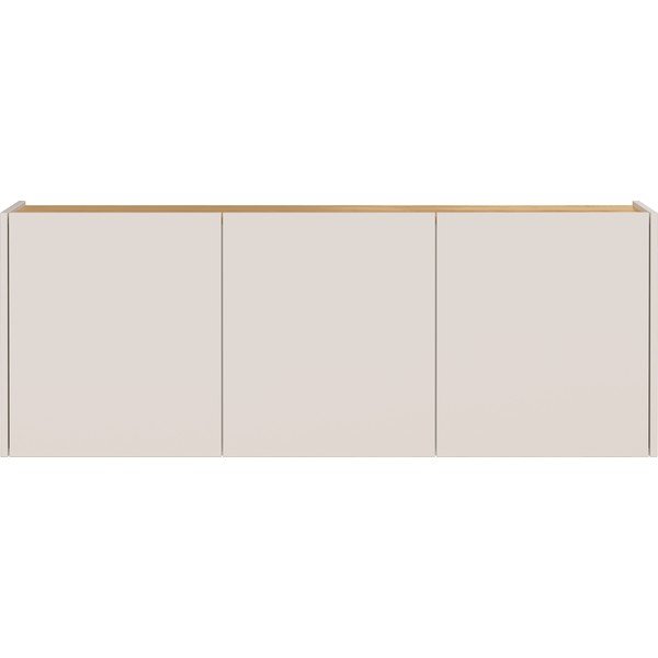 Krémová závěsná skříňka v dekoru dubu 138x52x25 cm Libbiano – Germania-image-3