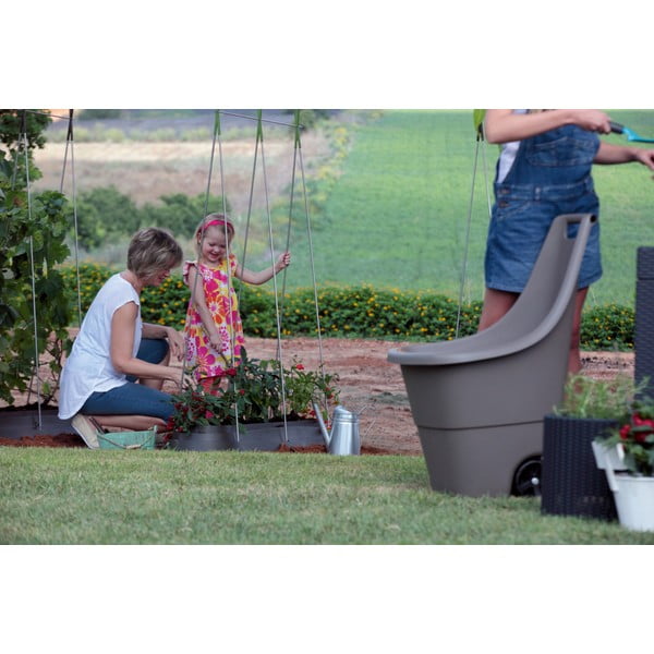 Béžový zahradní koš Easy go – Keter-image-2