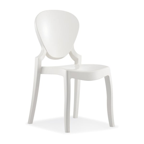 Bílá židle Pedrali Queen