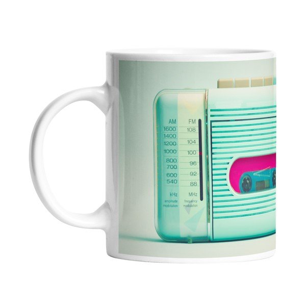 Keramický hrnek Retro Radio, 330 ml