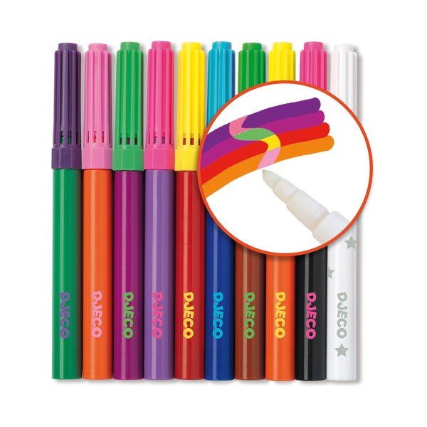 Set 10 fixů se zmizíkem Djeco Magic-image-2