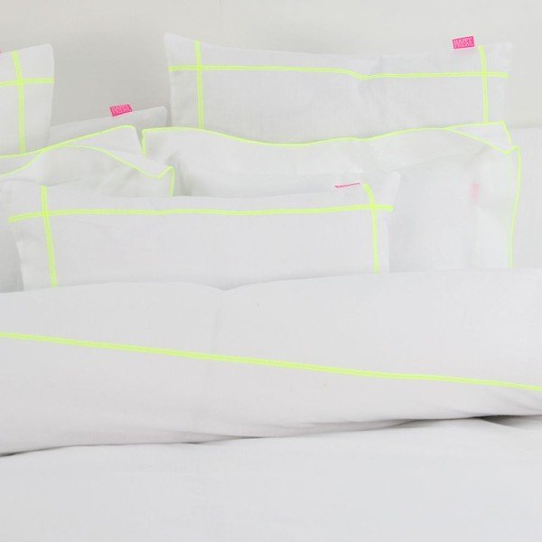 Povlak na peřinu Basic Fluor Yellow, 140x200 cm-image-1