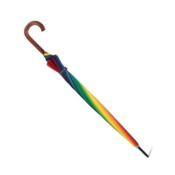 Barevný holový deštník Ambiance Rainbow, ⌀ 130 cm-image-1