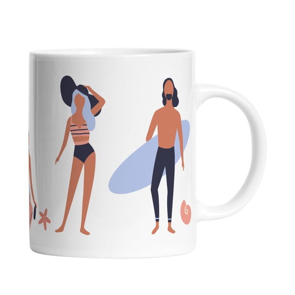 Bílý keramický hrnek Butter Kings Beach Life, 330 ml-image-2