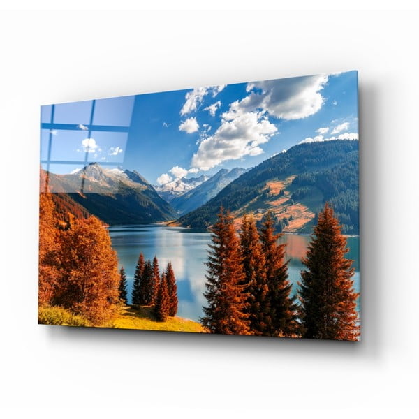 Skleněný obraz Insigne Lake View, 110 x 70 cm