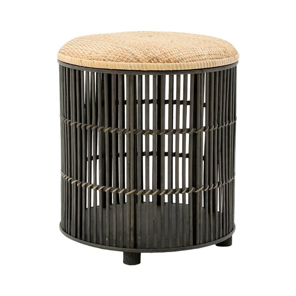 Stolička s úložným prostorem InArt Wooden, ⌀ 41 cm