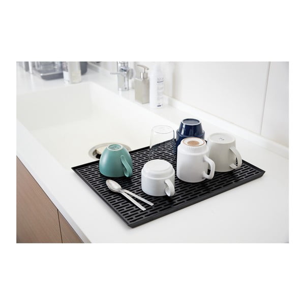 Černý odkapávač na nádobí YAMAZAKI Tower-image-1