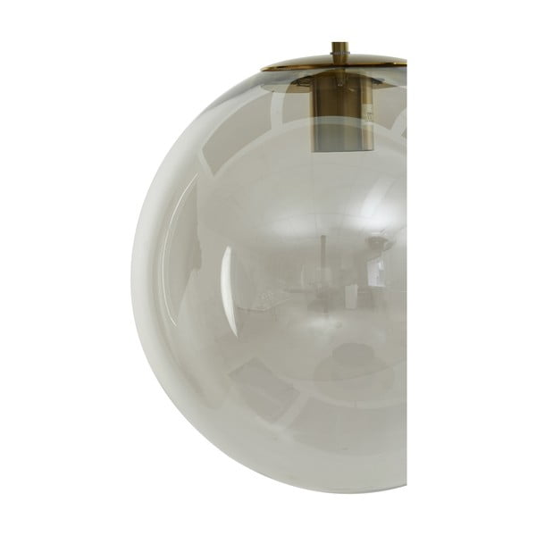 Závěsné svítidlo v bronzové barvě se skleněným stínidlem ø 40 cm Medina – Light & Living-image-4