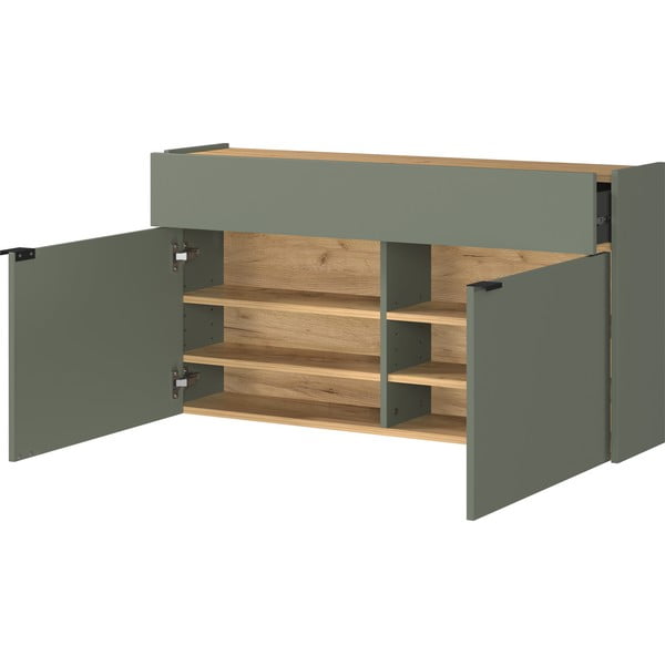 Šalvějově zelená předsíňová sestava 140x200x22 cm Ameca – Germania-image-3