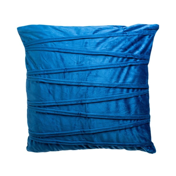 Tmavě modrý dekorativní polštář JAHU collections Ella, 45 x 45 cm