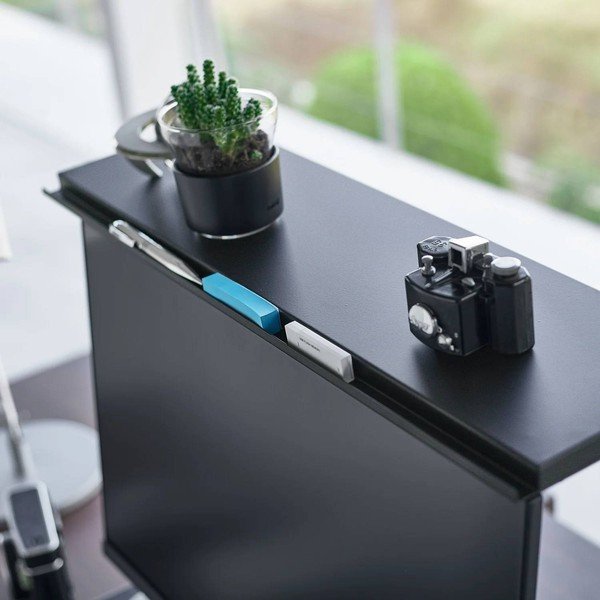 Černý kovový stojan na monitor Tower – YAMAZAKI-image-3