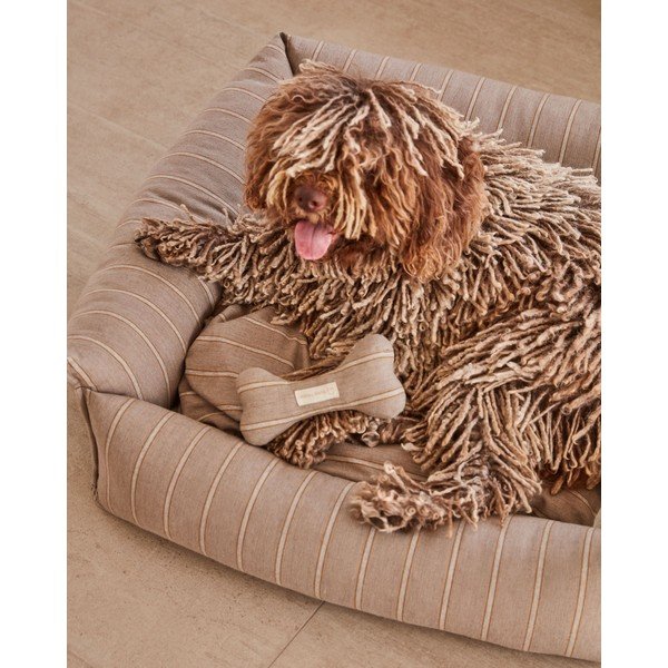 Hnědý pelíšek pro psy 75x75 cm Toby - Kave Home-image-2