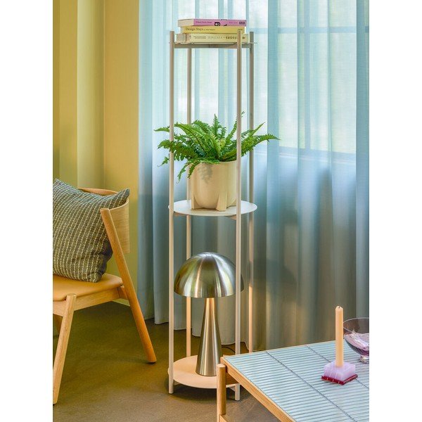 Bílý kovový regál 42x151 cm Norm – Hübsch-image-1