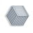 Silikonová podložka pod hrnec 16x14 cm Hexagon - Zone