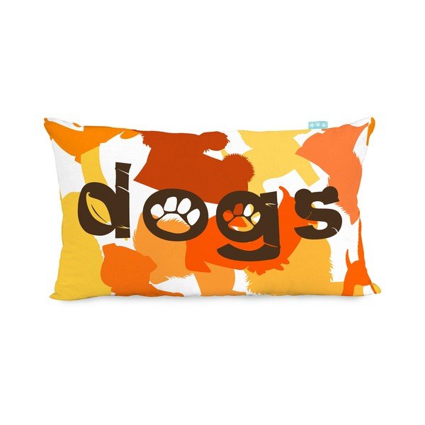 Oboustranný bavlněný povlak na polštář Mr. Fox Dogs 50 x 30 cm-image-2