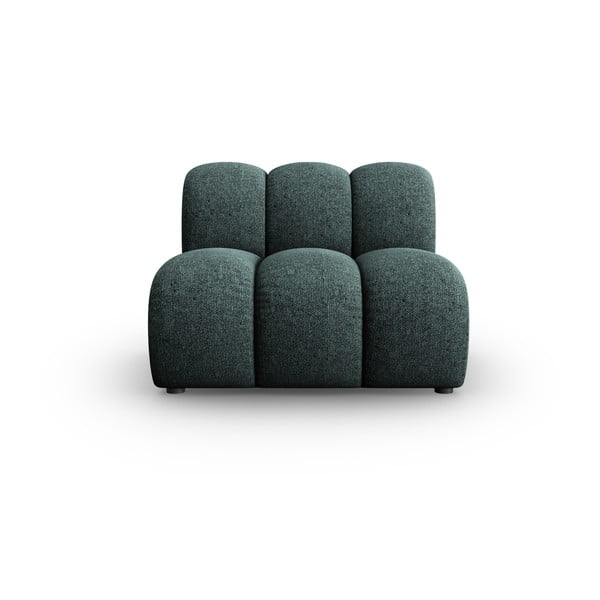 Tyrkysový modul pohovky (středový díl) Lupine – Micadoni Home