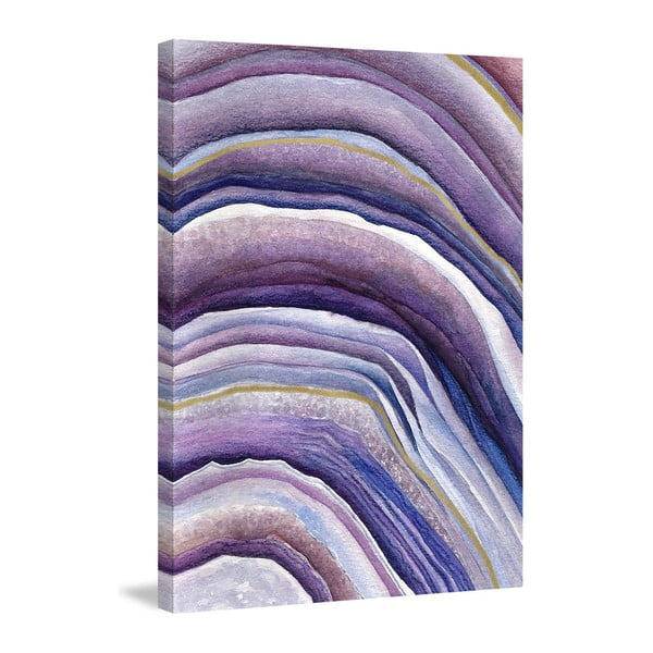 Obraz na plátně Marmont Hill Violets In Lines, 61 x 41 cm
