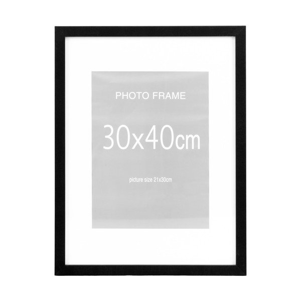 Černé rámečky v sadě 5 ks 30x40 cm Marbella – House Nordic-image-2