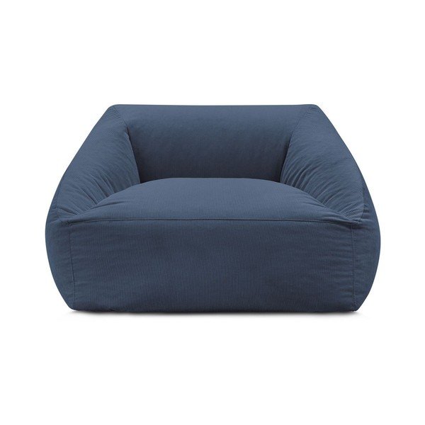 Tmavě modrý manšestrový sedací vak Lilibet – Bobochic Paris-image-2