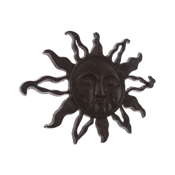 Černá venkovní litinová nástěnná dekorace Dakls Sunshine