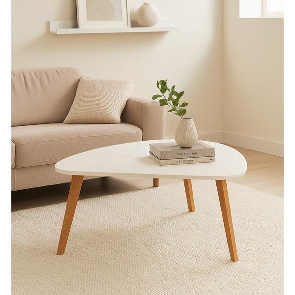 Bílý konferenční stolek Bonami Essentials Skandinavian, délka 120 cm-image-1