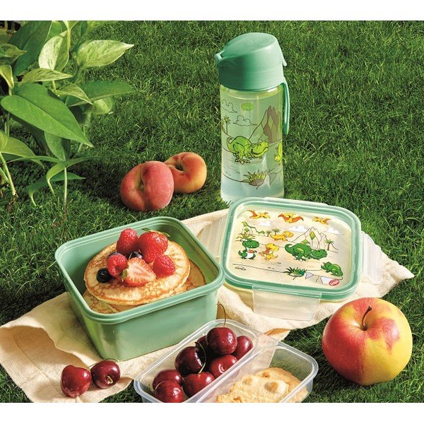 Zelená tritanová dětská lahev 500 ml Dinosaur – Snips-image-1