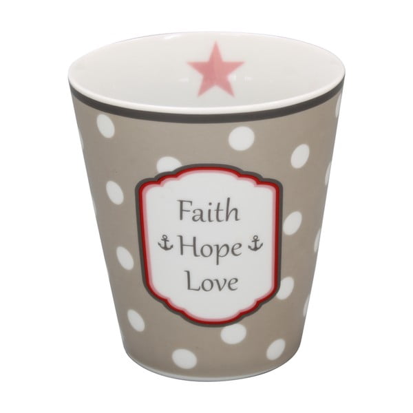 Hrnek Krasilnikoff Faith Hope Love