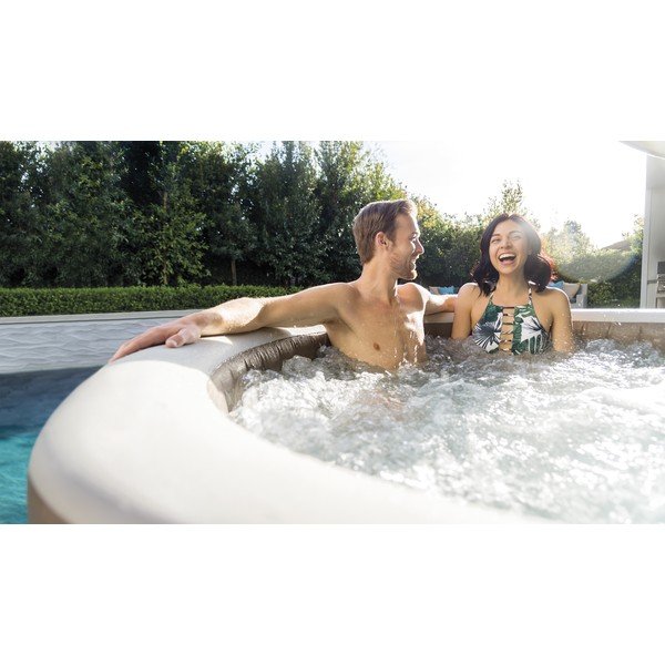 Nafukovací vířivka pro 4 ø 196 cm hloubka 71 cm Bubble HWS – Intex-image-4