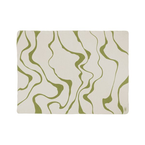 Zelená/krémová deka 150x200 cm Felu – noo.ma-image-3