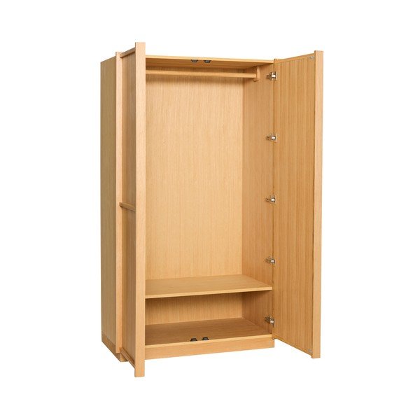 Šatní skříň v dekoru dubu v přírodní barvě 100x181x55 cm Kura – Hübsch-image-4