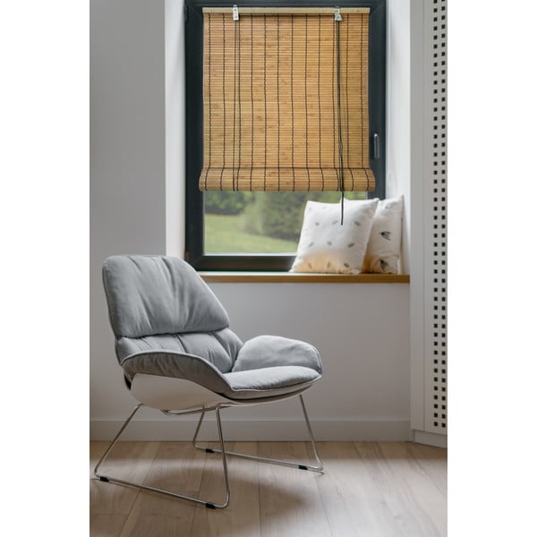 Bambusová roleta v přírodní barvě 60x160 cm Zeva – Gardinia-image-1
