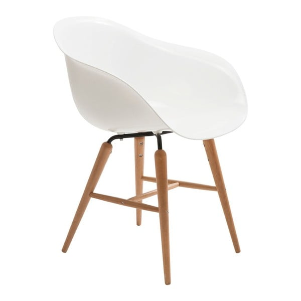 Bílá jídelní židle Kare Design Armlehe Forum
