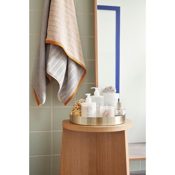 Modro-oranžová bavlněná osuška Hübsch Dora, 70 x 140 cm-image-3