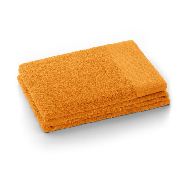 Oranžové froté bavlněné ručníky a osušky v sadě 10 ks Amari – Restilo-image-2