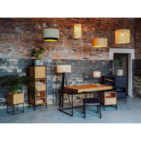 Černá knihovna v dekoru dubu 88x60 cm Skap - CustomForm-image-1