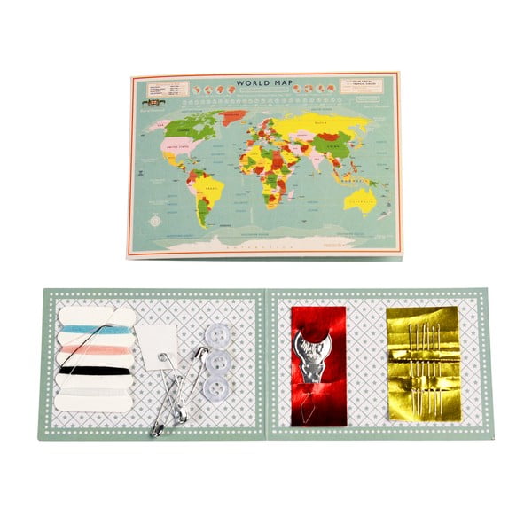 Cestovní potřeby na šití World Map – Rex London