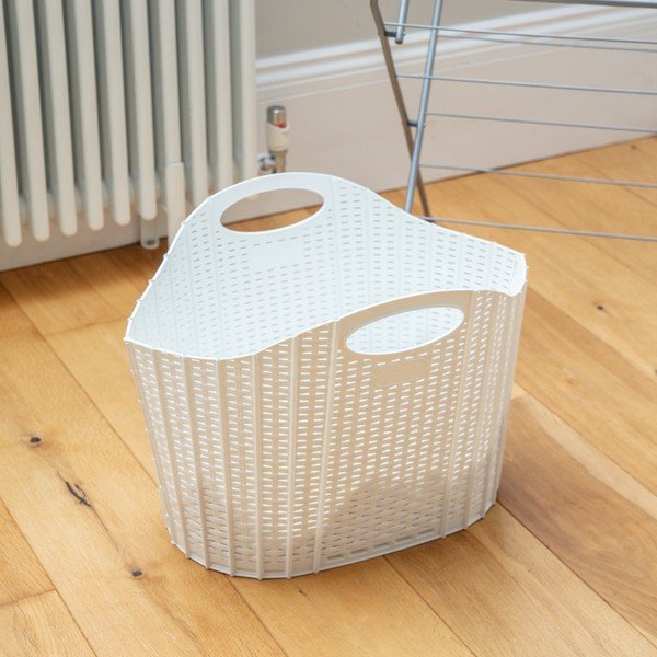 Bílý koš na prádlo Addis, 38 l-image-1