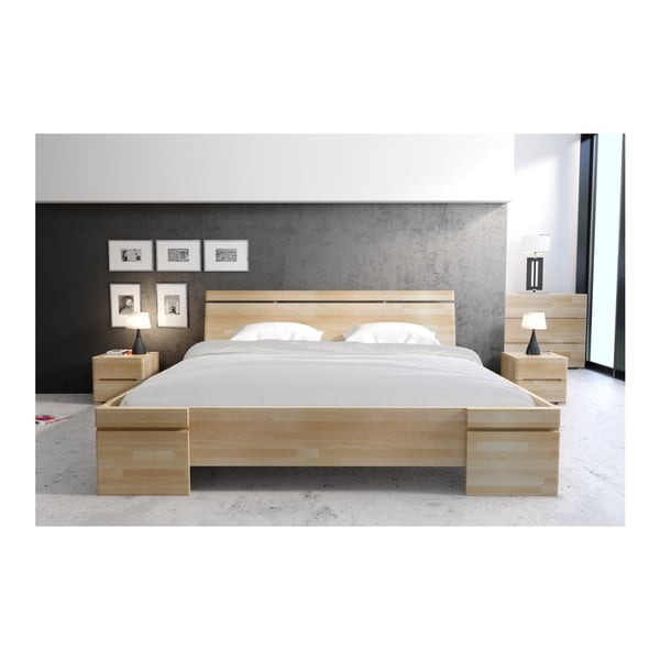 Dvoulůžková postel z bukového dřeva SKANDICA Sparta Maxi, 160 x 200 cm-image-4